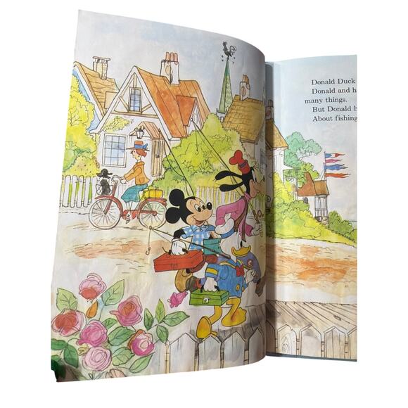 Disney's Donald Duck's Tallest Tale Wonderful World of Reading Hardcover Book - Picture 7 of 10